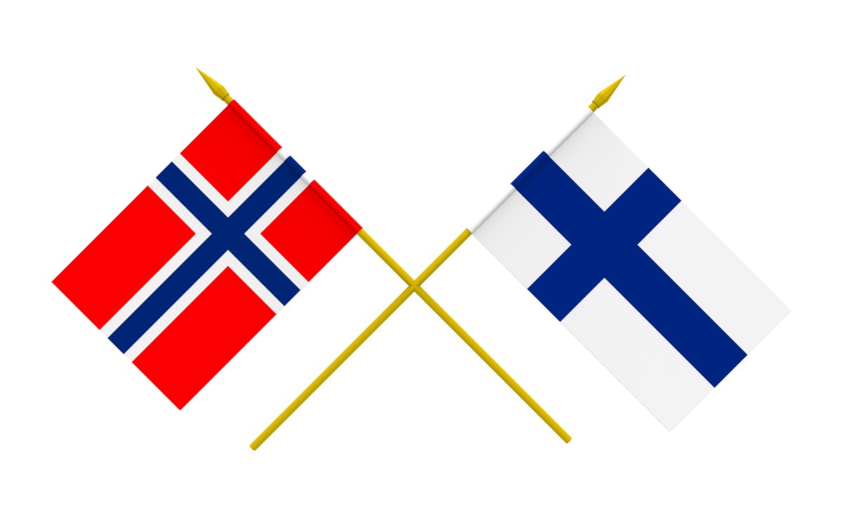 norsk og finsk flagg